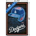 thumbnail image 3 of MLB Los Angeles Dodgers - Neon Helmet 23 Wall Poster with Pushpins, 22.375" x 34", 3 of 6