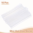thumbnail image 3 of 24 Pack Mini Hot Glue Sticks, 0.28" Dia x 3.94" Long EVA Glue Gun Sticks, White Clear, 3 of 6