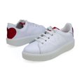 thumbnail image 2 of Victoria Girls Casual Leather Shoes, White \ Red Star,11.5 M US, 2 of 7