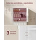 thumbnail image 3 of Armario sobre Inodoro, Organizador de Baño Independiente de 4 Niveles, con Estantes Ajustables, Blanco Nube, 3 of 8