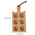 thumbnail image 2 of AURARMLET Egg Tray Wood for Fridge Organization Breakfast Preparation 1Set 8.7X4.3X1.1In, 2 of 8
