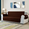 thumbnail image 1 of CHUN YI 1 Piece Sofa Couch Cover 6 Pockets with Elastic Straps Slipcover, 1 of 5
