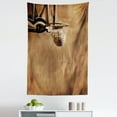 thumbnail image 1 of Basketball Tapestry, Ball in the Net on Crumpled Paper Style Backdrop Scoring Sports Competition Print, Fabric Wall Hanging Decor for Bedroom Living Room Dorm, 5 Sizes, Sepia, by Ambesonne, 1 of 1