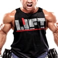 thumbnail image 3 of Summer Workout Tank Tops for Men with Sleeveless Design and Letter Print, 3 of 8