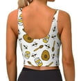 thumbnail image 2 of Yiaed Honey Print Ladies Waistcoat Women Sports Vest Vest Sports Women Sports Top Yoga Vest for women-XX-Large, 2 of 8