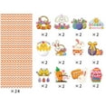 24pc Easter Themed Party Straw Set Easter Straw Decorations Celebrating