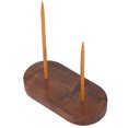 thumbnail image 3 of TrueNorth Receipt Spike Holder For Office Use Light Brown Wooden Material Straight Rod Design Ideal For Workplace Organization 1Pack, 3 of 5