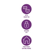 Parent's Choice Plug Protectors, White, 24 Pack