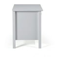 thumbnail image 3 of Alaterre Furniture Simplicity Wood Nightstand in  Dove Gray, 3 of 3