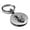 Silver, variant on Stainless Steel Ninja Warrior Champion Round Medallion Keychain Circle Ring