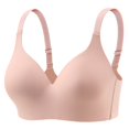 thumbnail image 4 of Tosmy Women Bras Casual Adjustable Breathable Top Bra Underwear No Underwire Gathering Everyday Bras, 4 of 5