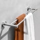 thumbnail image 4 of Toalleros de baño dobles, toalleros para lavabo de baño, toallero de acero inoxidable para montaje en pared, 4 of 7