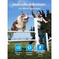 thumbnail image 3 of Collar de adiestramiento para perros BOUSNIC, resistente al agua, 400 m, para 2 perros, recargable, 3 of 8