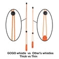 thumbnail image 4 of GOGO 6 Pcs Sifflets d'Urgence avec Lanière Réfléchissante, Sifflet de Sécurité pour la Voile en Plein Air, la Randonnée, le Bateau, 4 of 7