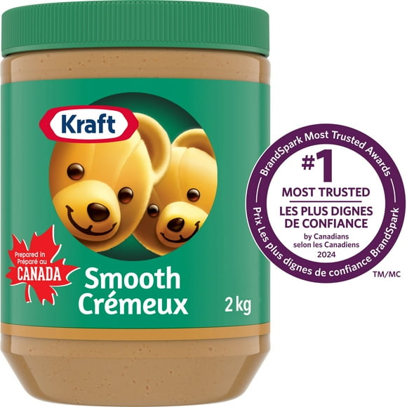 Kraft Smooth Peanut Butter, 2 kg Jar, 2kg