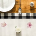 thumbnail image 7 of Sm:)e Buffalo Plaid Bunny Ears Foot Flower Easter Table Runner 13 x 72 Inch, 7 of 7