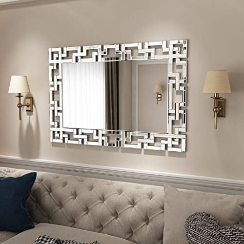 Kohros Decorative Wall Mirror Grecian, Large Rectangle Wall Mirror