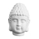 thumbnail image 5 of Estatua de Buda budista hecha a mano en resina, figura decorativa para el hogar Blanco, 5 of 6