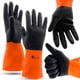 thumbnail image 1 of Juego de 2 pares de guantes químicos Gastody - Talla S Negro y naranja Unisex, 1 of 9
