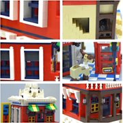 'The Corner Store Emporium' Modular Building Blocks Set an Urban Architect's Dream Brick Building Kit