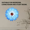 thumbnail image 5 of NICEXMAS Nicexmas Sky-Blue Iron Flower Wall Decor 3D Art for Home and Bathroom, 5 of 5