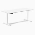 thumbnail image 2 of Desky Single Sit Stand Desk - Black / White, 2 of 10