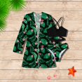 thumbnail image 2 of Vedolay Women Swimsuits Women's 2 Piece Triangle Bikini High Cut Bathing Suit Swimsuit,Green L, 2 of 5