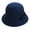 Navy Blue, variant on GZZQY Solid Color Wide Brim Round Dome Warm Woolen Hat Women Autumn Winter Elegant Bowknot Decor Felt Fedora Hat Daily Wear
