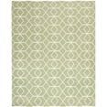 thumbnail image 2 of Safavieh Dhurries Addison Geometric Area Rug, Sage/Ivory, 9' x 12', 2 of 11