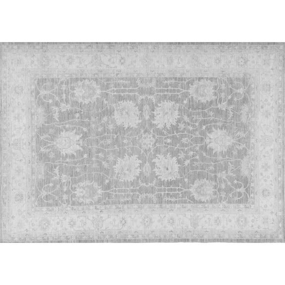 Ahgly Company Indoor Rectangle Oriental Gray Traditional Area Rugs, 2' x 5'