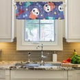 thumbnail image 2 of Coolnut Cute Panda Windows Valance Curtains, 54x18in Double Layer Short Blackout Window Topper Treatment for Bathroom,Kitchen,Living Room,Cafe Decor,1 Panel, 2 of 6