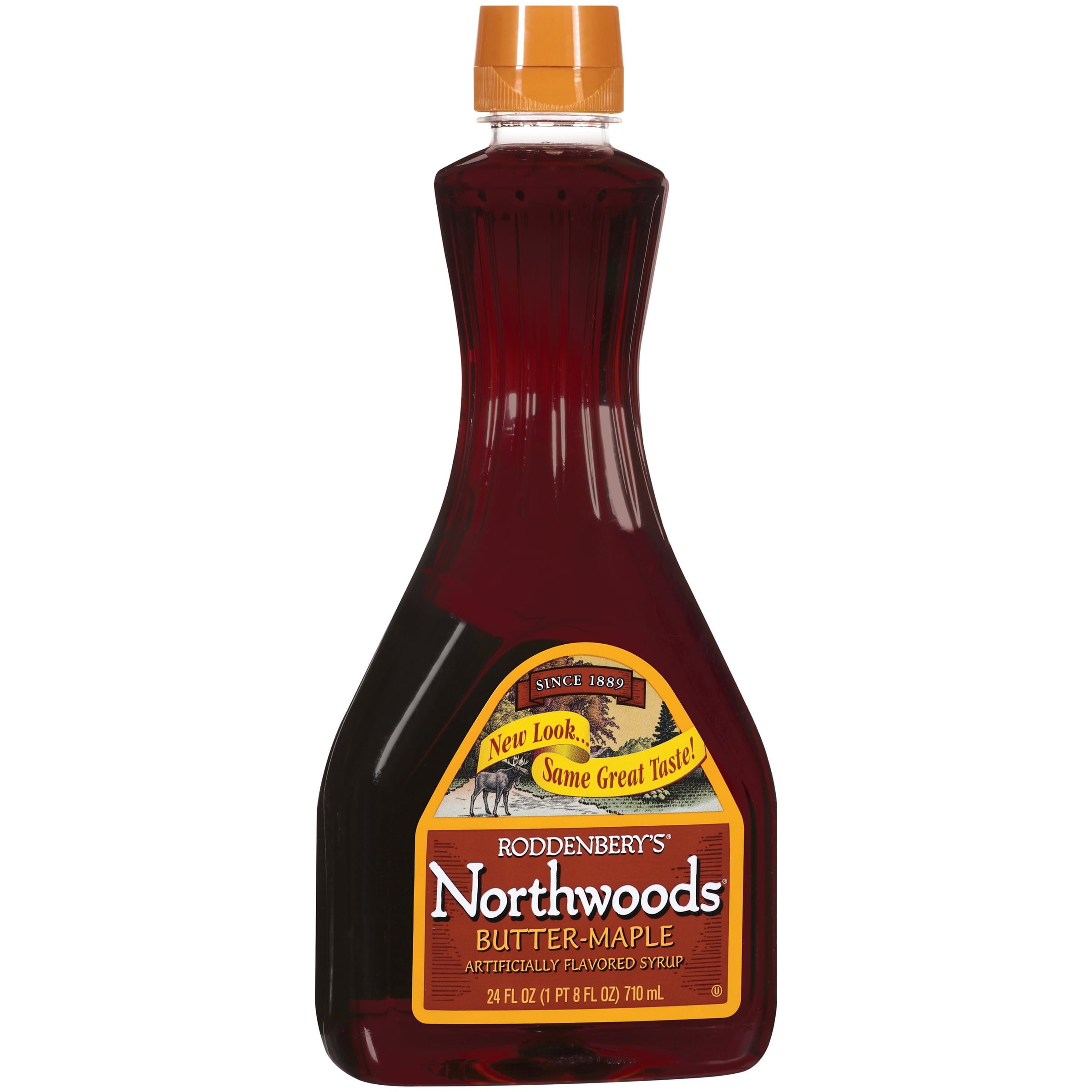 Roddenbery's Northwoods Butter Maple Syrup 24 Oz Plastic Bottle