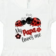 thumbnail image 4 of Inktastic My Papa Loves Me with Cute Ladybugs Girls Toddler Dress, 4 of 5