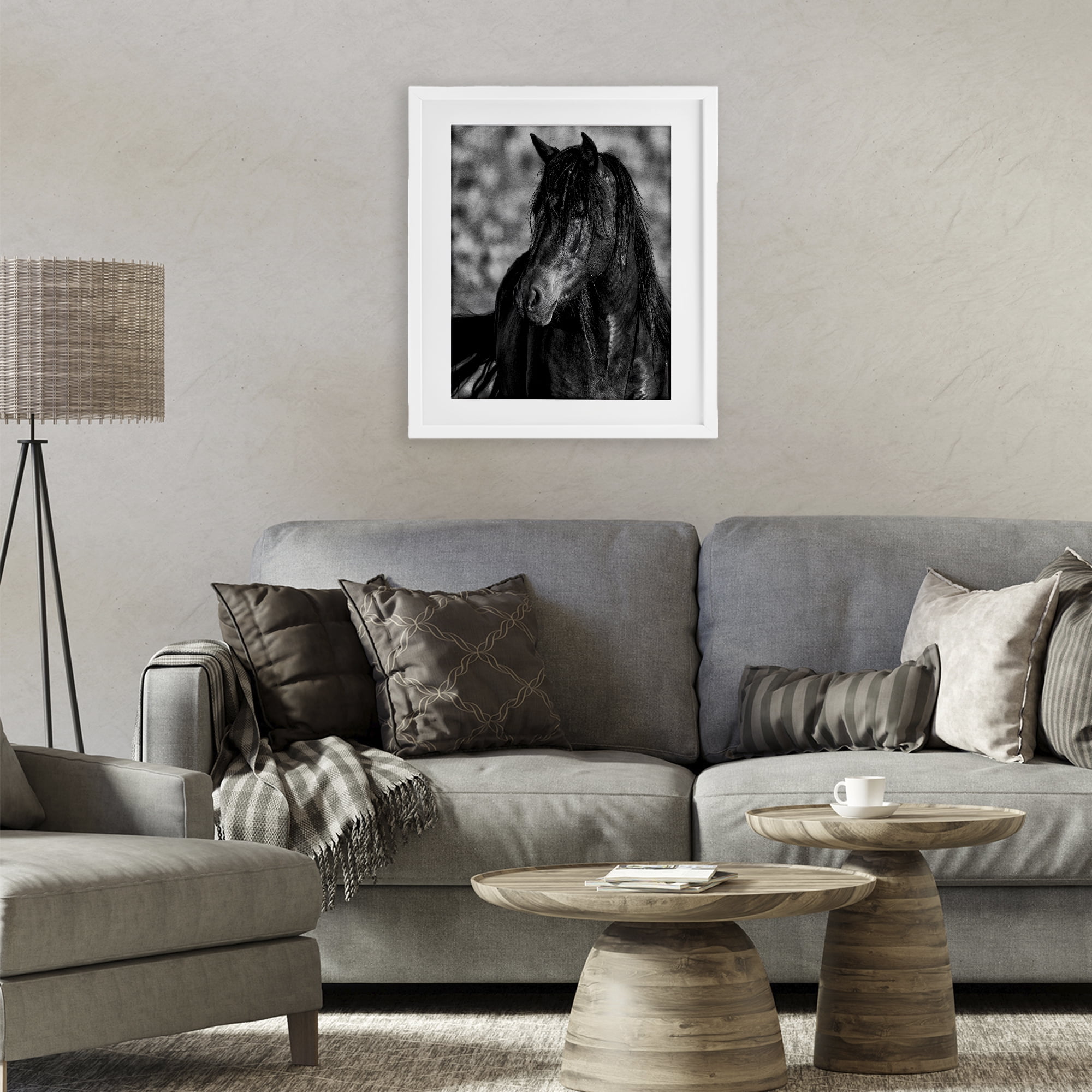 Stupell Industries Beauty In Black White Framed Print Under Glass, design by Tim West