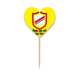 thumbnail image 1 of La esperanza puede liberarte Etiqueta del corazón de la bandera del palillo de dientes, 1 of 3