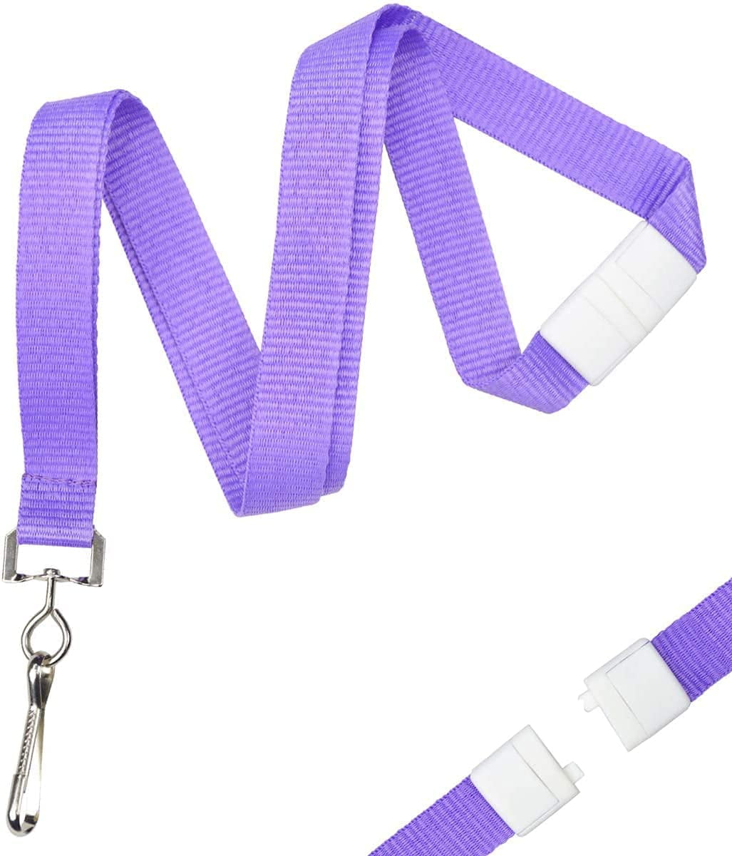 Printed Contractor Lanyard Safety Breakaway Neck Strap & Blue ID Card Holder X 1 for sale online 