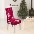 thumbnail image 6 of BOBOMOTI Christmas Chair Covers for Dining Room Elastic Stretchable Washable Protective Cover for Christmas Indoor Party Decor, 6 of 7