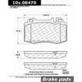 thumbnail image 5 of Centric Brake Pad Set, #100-08470, 5 of 6