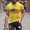 Yellow, variant on Men's Independence Day Patriotic Top USA States Flag Print Short Sleeve Tees Loose Casual Round Neck Cotton Pullover T-Shirt Black L