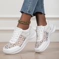 thumbnail image 6 of EaseDay Women's Athletic Walking Shoes Lightweight Comfortable Sneakers Breathable Lace Up Tennis Shoes for Women Casual Running Shoes Workout Shoes Everyday Wear, 6 of 9