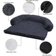 thumbnail image 3 of Calming Dog Bed Fluffy Plush Dog Mat for Furniture Protector with Removable Washable Cover for Large Medium Small Dogs and Cats, 3 of 9