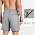thumbnail image 6 of Pepypepy Quick-Dry Gym Shorts for Men with Zipper Pocket, Athletic Workout Shorts, Size S-XXL, 6 of 6