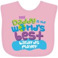 thumbnail image 3 of Inktastic Billiards Player Daddy Boys or Girls Baby Bib, 3 of 4