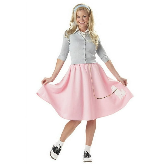 Poodle Skirt Dress Womens Costume | M