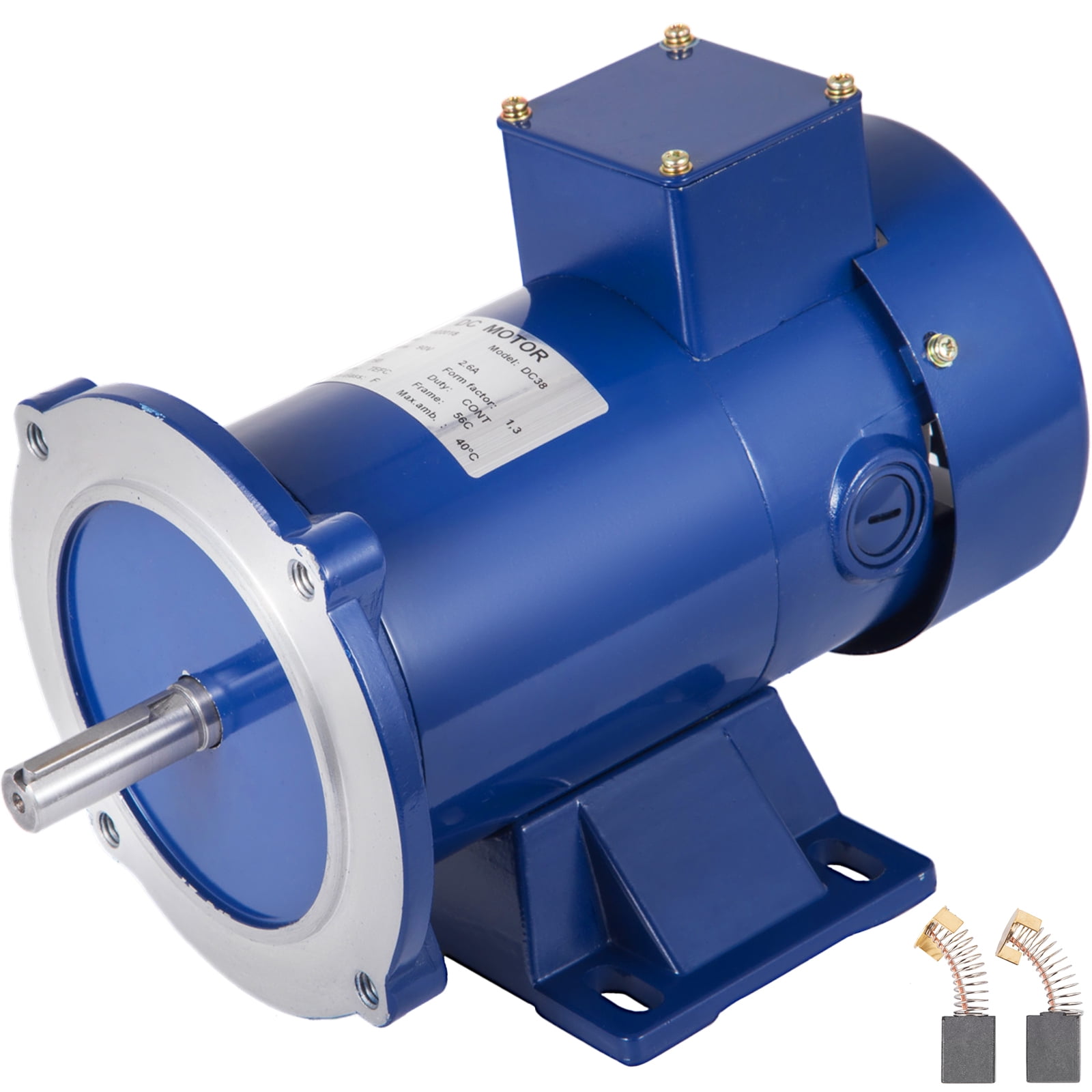 VEVOR 1/4 Hp Eletric Motor Rated Speed 1750 RPM 90V DC Electric Motor Permanent Motor