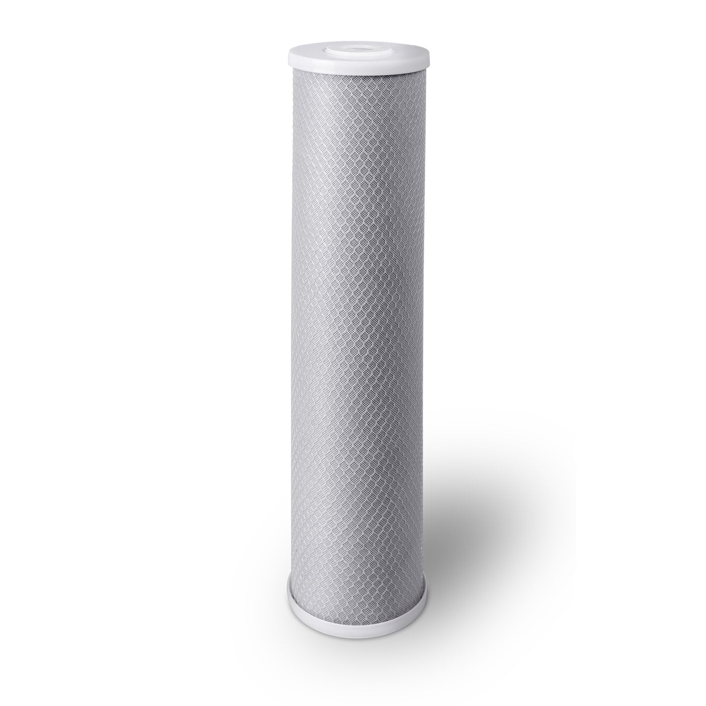 20" Transparent Big Blue Whole House Water Filter w/ 5 Micron Activated Carbon Block Water Filter Cartridge