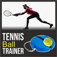 thumbnail image 3 of Azul APP LIFE Tenis Entrenador Remolque Bolas con Cuerda Herramienta de Entrenamiento Entrenador Base Deportiva para Mujeres Hombres Niños Jugador Líder Excelente Rendimiento, 3 of 4