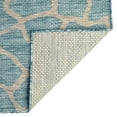 thumbnail image 6 of Unique Loom Outdoor Safari Collection Area Rug - Giraffe (6' 1" x 9' Rectangle Light Aqua/Gray), 6 of 7