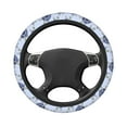 thumbnail image 3 of Haiem Turtle with Blue Stones Print Steering Wheel Cover 15 Inches for Women Men, Neoprene Anti-Slip Steering Wheel Grip Wrap Car Accessories Protective Case Cover for Vehicle Truck SUV, 3 of 8