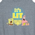 thumbnail image 3 of SpongeBob SquarePants - It's Lit Hanukkah - Women's Racerback Tank Top, 3 of 6